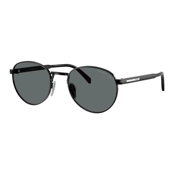NEW PRADA PRB51S 1AB5Z1 BLACK SUNGLASSES PRADA PR B51S 1AB5Z1 - Picture 1 of 5